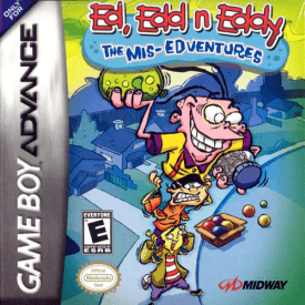 Ed Edd N Eddy Mis-Edventures box art for GameBoy Advance